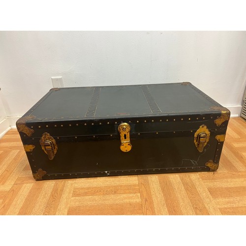 Vintage steamer trunk - vintage,