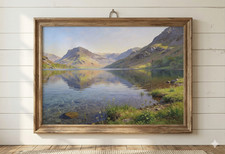 Buttermere Lake Reflection Oil