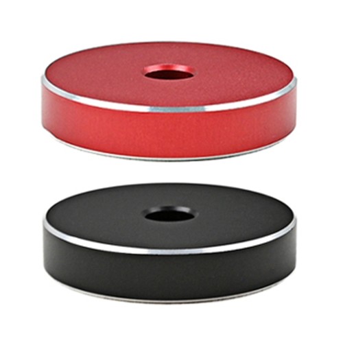 Aluminum red black record - red,
