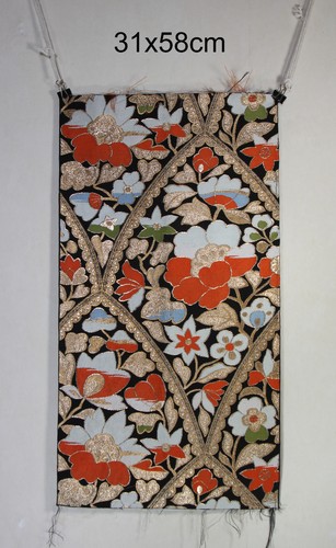 Vintage japanese silk brocade - vintage,