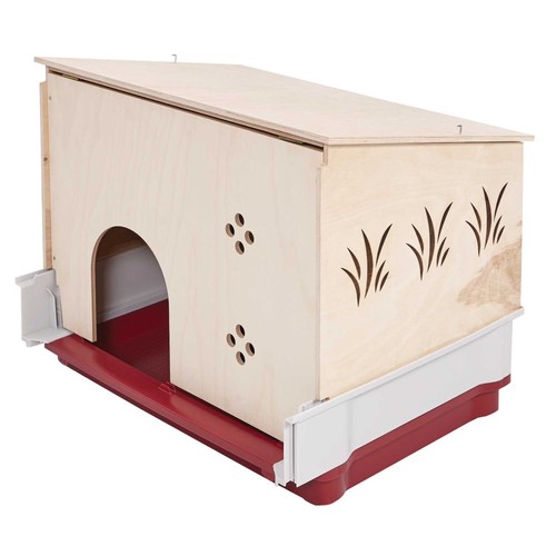 Wood hutch for - hutch, wabbitat