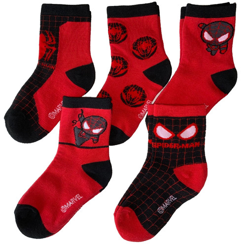 New 5prs boys spiderman - 5prs, ankle