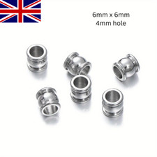 Paracord lanyard bead Dreadlock Bead Dread Bead Beard Beads Braid Bead 4mm Hole