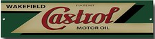 CASTROL OILS METAL GARAGE