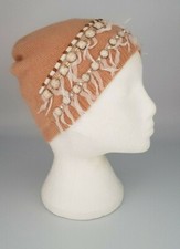 Warm Lambswool Beanie Hat With