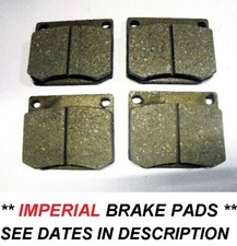 ROVER P6 2000 & 2000TC   FRONT BRAKE PADS SET    (**1966- Jun 72 Only***)