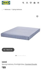 Vadso sprung mattress standard - sprung,