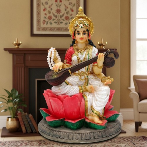 Saraswati statue in hindu - statue, 8.6