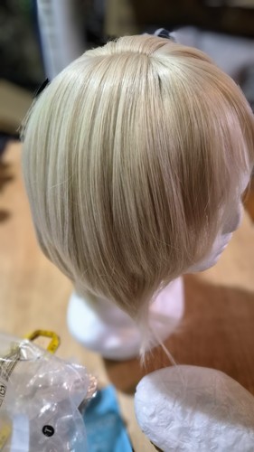 Ash blonde straight bob - ash,