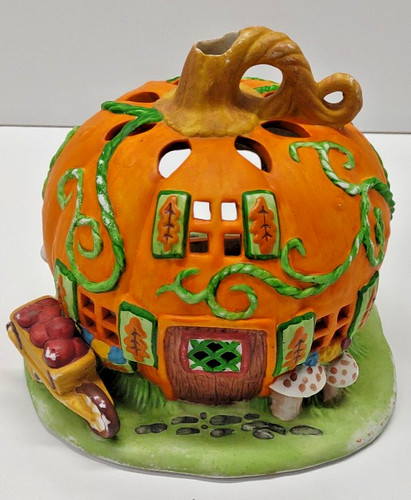 Partylite pumpkin patch house - patch,
