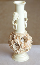 Faux Ivory Carved Chinese