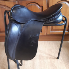 SPALDING BRITANNICA CADENCE DRESSAGE SADDLE BLACK 17.5W