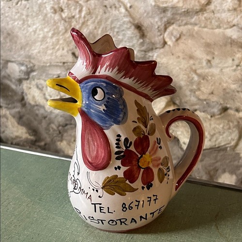 Italian hand painted rooster - italian,