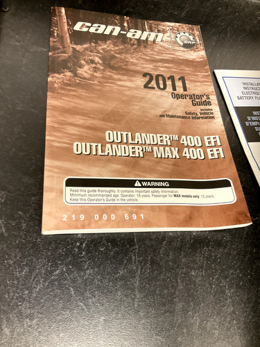 Can outlander 400 2011 - am,