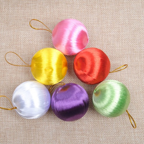 30pcs satin balls christmas - satin,