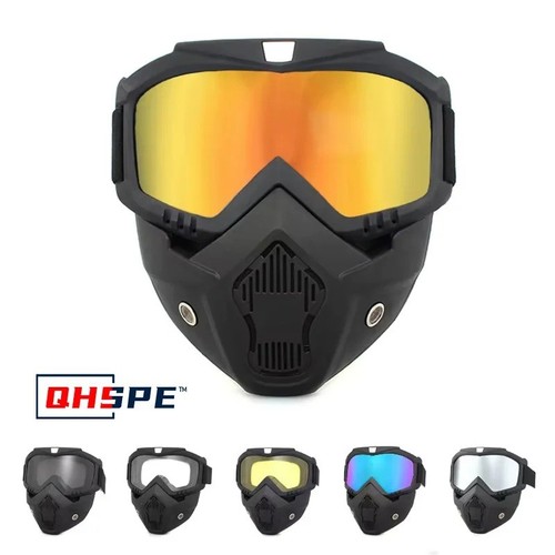 Detachable goggles face - detachable,