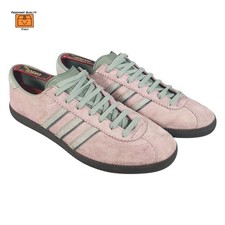 Adidas Originals Trainers Malmo Purple Green City Series Suede Lace Up (UK 10)