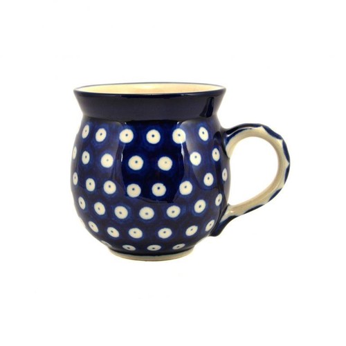 Medium round mug blue - medium,