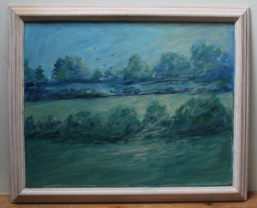 Impressionist oil painting - oil,
