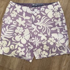 Fatface Purple Floral Swimming Shorts Size L Large