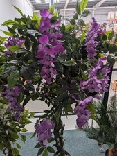 artificial flower in a pot