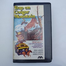 Trap On Cougar Mountain VHS Video Keith Larsen uncut Pre Cert Ex Rental big box