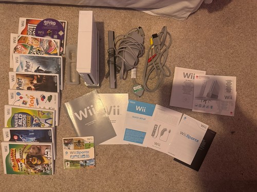 Nintendo wii console 10 game - console,