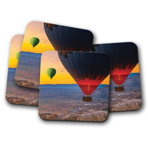 Set beautiful hot air - set,