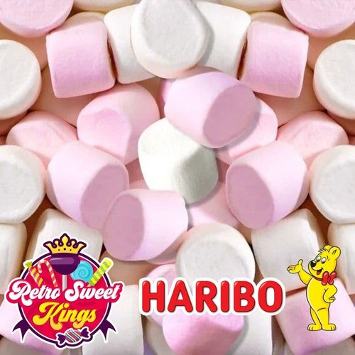 Haribo chamallows pink white - pink, &