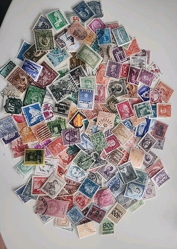 Old stamps mix australia - stamps,