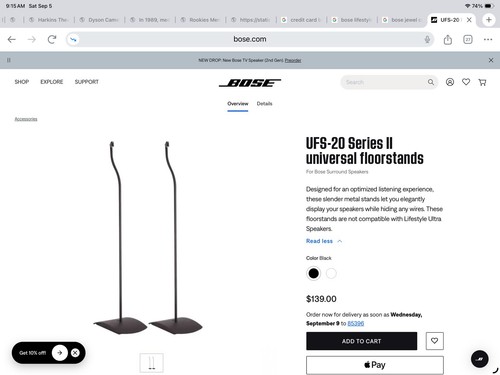 Bose ufs series - bose, ufs-20