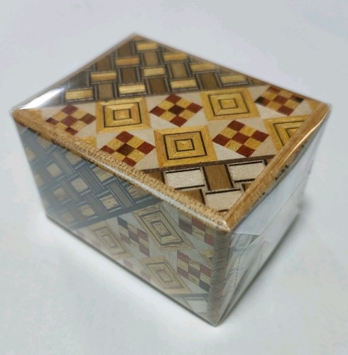 Japanese yosegi puzzle box - yosegi,