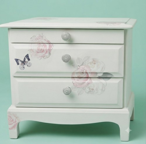 Stag minstrel beside cabinet - stag,