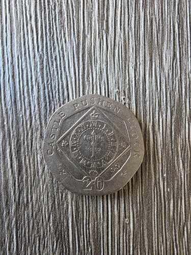 2007 castle rushen clock 20p - castle,
