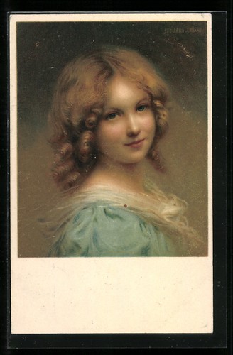 Artist postcard munk no - artist's,