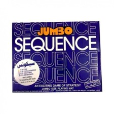 Jumbo Sequence Strategy Game Kids & Adults Board Game - 32" x 27" , 2-12 Players