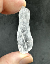 Satyaloka Azeztulite Quartz Crystal Palm Stone from India - Natural