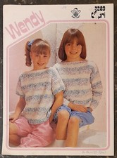 Carter & Parker Wendy Capri 2289 Girls Sweater Knitting Pattern - 22-32"