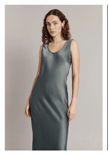 Ghost midi dress slate - midi,