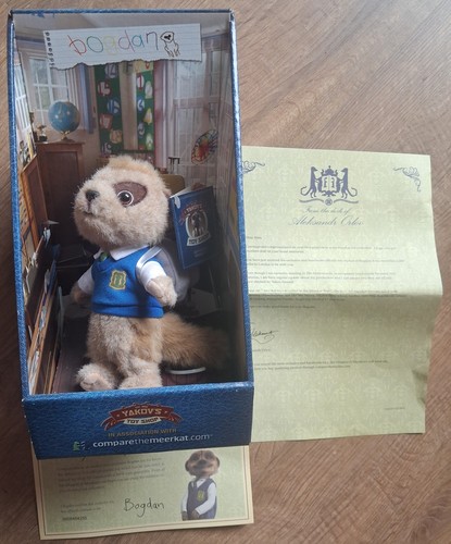 Bogdan meerkat plush - meerkat, boxed