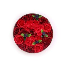 Soap Flower Round Box -