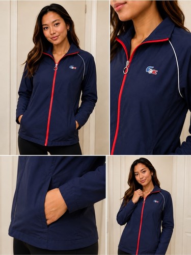 Lacoste sport navy - full, zip