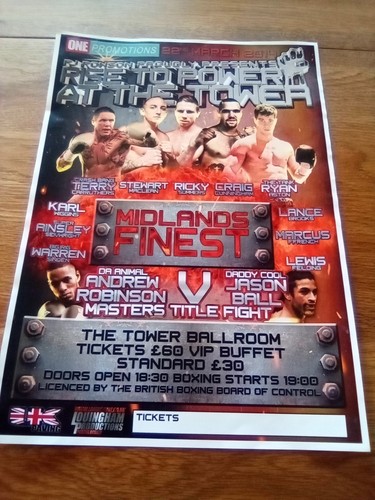 Boxing handbill - boxing,