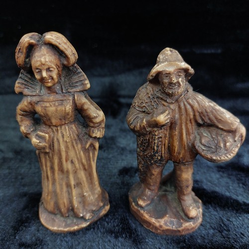 Vintage resin folk figurines - vintage,