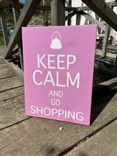 Keep Calm and Go Shopping Pink