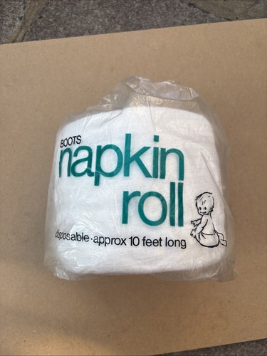 Vintage boots napkin roll 10ft - vintage,