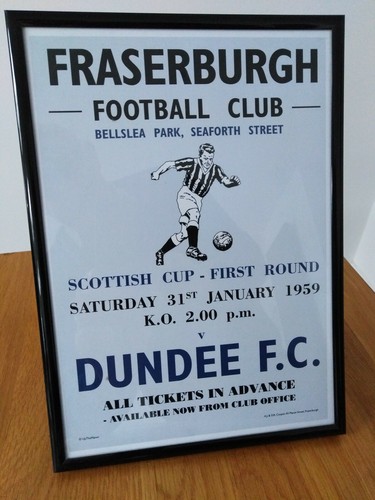 Vintage football poster - vintage, a4