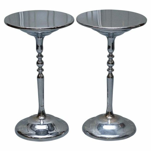 Pair chrome plated - plated, vintage