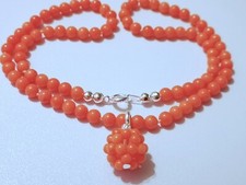 Pretty salmon coral - pretty, necklace