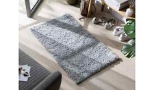 Habitat Shimmer Grey Cut Pile Rug - 150x80cm (1134)